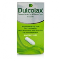 Dulcolax Suppositories For Children 5mg - x5