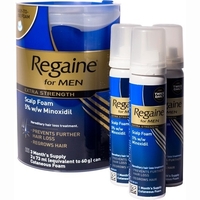 Regaine for Men - extra strength scalp foam - Triple Pack