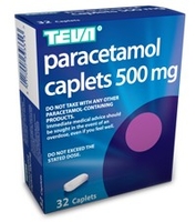 TEVA Paracetamol Caplets 500mg - Caplets 32