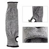 1 / 2 Pcs Level 5 Anti-cutting Standards Cut-resistant Armband Flexible Anti Abrasion HPPE Wear-Resistant Working Safety