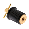 1 Inch Brass T-shape Handle Locking Drain Plug Socket Marine Yacht Boat Hardware