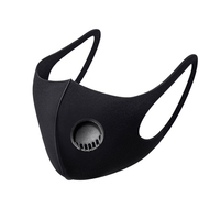 1 Pcs Polyurethane Cycling Face Mask Anti Dust Breathing Valve Anti-Fog Running Masks