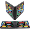 1 Set Portable Folding Push Up Rack Board Muscle Training Push-Ups Stand Men Women Body Building Fitness Exercise Tool