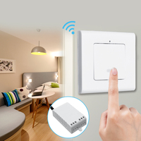 1 Way Wall Lamp Wireless Remote Control ON/OFF Light Switch+ Receiver AC220V