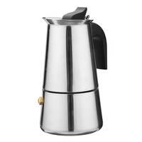 100ML Percolator Stove Top Espresso Moka Coffee Maker Pot Stainless Steel Water Pot