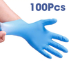 100PcsDisposable Nitrile Gloves One-off PVC Food Gloves Eco-friendly PE Allergy Free Gloves Kitchen Garden