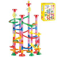 105/109Pcs DIY Construction Ball Building Blocks 3D Stereo Maze Track Race Run for Kids Gift