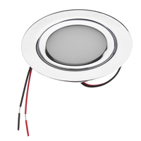 10pcs 12V 70mm LED Recessed Ceiling Down Light RV Camper Boat Cabinet Lamp Warm