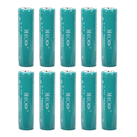 10PCS MECO 3.7v 4000mAh Protected Rechargeable 18650 Li-ion Battery