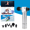 110-240V Metal Electric Body Massager High Frequency Vibrating Muscle Relief Therapy Massage With 6pcs Replaceable Massa