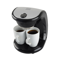 110V American Mini Automatic Steam Drip Coffee Machine Stainless Steel Filter Mesh One Button Operation