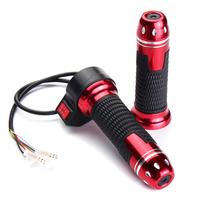 12-100V 24V 48V Electric Scooter Bike Adjustable Throttle Grip Handlebar 22mm Motorcycle Universal