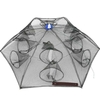 12 HolesSquare Foldable Fishing Trap Cast Net Nylon Stainless Closed Shrimp Net