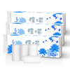 12 Rolls Home Toilet Paper Rolls Paper Towel Paper Towels Bath Tissue Rolls Home kitchen Bathroom Toilet Paper