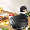 1200W 180-degree Rotating Double-sided Pancake Pot Machine One Button Operation Removable Drip Tray Temperature Control