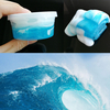 120ML Sea Wave DIY Style Fluffy Slime Light Modeling Polymer Clay No Borax Antistress Toy