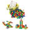 126/178/388 Pcs DIY Assembly Multi-Shape ABS Plastic Blocks Toys for Kids Play Gift
