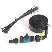 12m Trampoline Sprinkler Outside Water Toys Faucet Garden Cooling Tools with 25pcs ties for Patio Yard Park