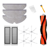 12PCS Accessories for Roborock Vacuum Cleaner Main Brush*1 White Brush*1 Yellow Brush*1Filters*2 Rags*3 Side Brushes*4