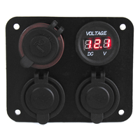 12V 24V Dual USB Interface Four In One Car Cigarette Lighter Socket