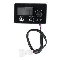 12V 24V LCD Monitor Auto Air Heater Switch Track Parking Heater Controller Diesel