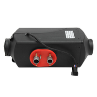 12V 24V Optional Knob Switch 2KW 5KW Adjustable Car Heater With 2 Tubes 2 Outlet