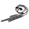 12V 8Pcs 30CM Waterproof LED Flexible Atmosphere SMD Strip Light Underbody For Automobile Car Motorcycle Truck ATV Snowm