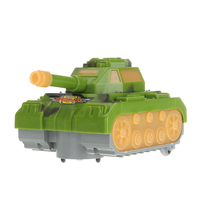 1:35 ABS High Simulation Tank with Colorful Lights and Cool Music Diecast Tank Model Toy for Kids Gift