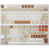 143 Keys Stamp Theme Retro Mechanical Keyboard Cap Set Cherry Profile PBT Sublimation Suitable for 61/64/68/78/84/87/96/