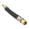 14cm Tyre Valve Extension Flexible Rubber Twin Wheel Adapter Lorry Van Bus