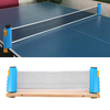 14x19cm Table Tennis Net Retractable Replacement Net Adjustable Rack with Net Clip Insert