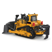 1:50 Crawler Bulldozer Model Alloy Tracked Engineering Track Car Diecast Model Toys