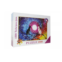 1500 Pieces Jigsaw Puzzle Toy Painting Landscape DIY Assembly Puzzle Educational Toys for Gift