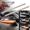 15cm 18cm 28cm LED Rigid Strip Car Rearview Mirror Indicator Streamer Flowing Turn Signal Lamp DC12V
