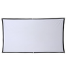 16: 9 Projector Screen Home Projection Screen Cloth Outdoor Portable Folding Simple Soft Curtain with Hook