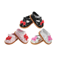 18 inch Cute Mickey Leather Shoes Accessories Toy For American Girl Fashion Classic Doll