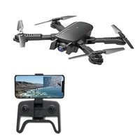 1808 WIFI FPV With 4K Wide Angle Camera Optical Flow Altitude Hold Mode Foldable RC Drone Quadcopter RTF