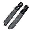 1Pair Universal Car Auto Styling Decorative Vent Grid Exhaust Muffler Pipe Adhesive Tape