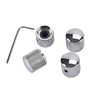 1PC EGV1 Electric Guitar Volume Knob With Hexagon Screws Lock Volume Control Buttons For Electric Guitar Bass Chrome