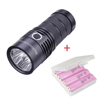 1Pcs 5000K Sofirn SP36 BLF Anduril 4x Sumsung LH351D 5650LM Flashlight + 4pcs Samsung INR18650-30Q 20A 3000mAh Rechargea