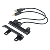 2 DIN Fascia Car Facia Dash Kit Side Trims Brackets with USB AUX Port Cable For Toyota