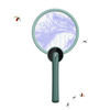 2 In 1 1000mAh Electric Insect Racket USB Rechargeable Mosquito Dispeller Electric Fly Bug Wasp Bat