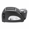 2 In 1 Stainless Toaster and Egg Cooker Breakfast Wide Slot Toaster Kitchen Oven Machine