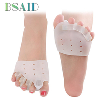 2 Pairs/ Set Toe Separator Tibia Corrector Set Forefoot Pad