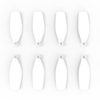 2 Pairs SIMTOO Low-Noise Propeller CW/CCW for Fairy RC Quacopter