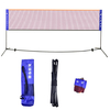 20 Feet Badminton Volleyball Tennis Net Set Portable Team Sport Net With Stand Frame Poles Storage Bag Easy Setup for In
