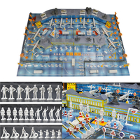 200 pcs Set Simulation Airport Scene Toy Set Aircraft Model Children