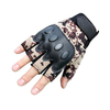 20CM Palm Width Hard Knuckle Non-Slip Tactical Fingerless Gloves Military Half Finger Gloves For Hunting Shooting Cyclin