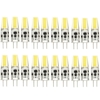 20X Dimmable DC/AC12V G4 2W Pure White COB LED Bulb Chandelier Light Replace Halogen Lamps