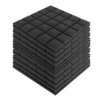 24 Pieces 50*50*5CM Soundproofing Foam Sound Absorbing Sponge for Piano Room Drum Studio